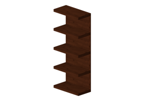 3D Wall Cabinet - Modular system 80x190cm - Natuzzi - kubica