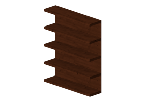 3D Wall Cabinet - Modular system 160x190cm - Natuzzi - kubica