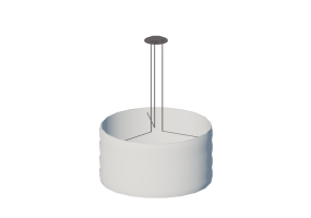 L&acirc;mpada pingente 3D - Lumin&aacute;ria pendente - Natuzzi - Arroba - I001