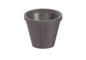 Benches and Planters 3D - Flowerpot - Nola - Folke Medium