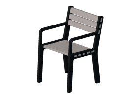 Bancos y Macetas 3D - Silla de madera lacada - Nola - Frank