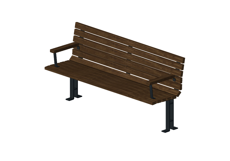 Bancos 3D - Banco de madeira - Nola - Hjorthagen Backed -... Bancos 3D - Banco de madeira - Nola - Hjorthagen Backed -...