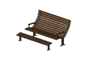 Bancs 3D - Banc en bois - Nola - Kajen Sunbed
