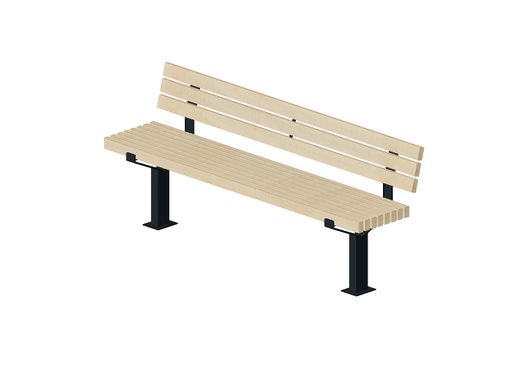 Bancs 3D - Banc en bois - Nola - Luma Bench - Nola Bancs 3D - Banc en bois - Nola - Luma Bench - Nola