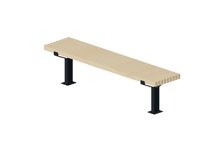 Bancs 3D - Banc en bois - Nola - Luma Bench - Nola Bancs 3D - Banc en bois - Nola - Luma Bench - Nola