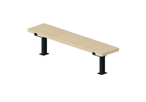 Bancos 3D - Banco de madeira - Nola - Luma Bench