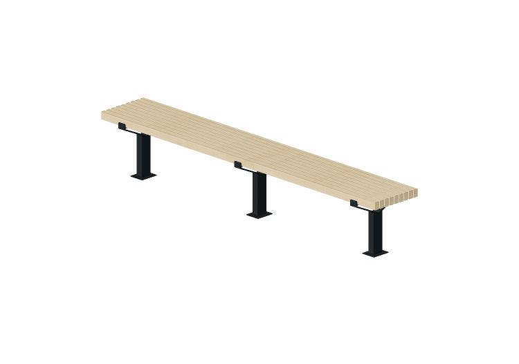 Bancs 3D - Banc en bois - Nola - Luma Bench - Nola Bancs 3D - Banc en bois - Nola - Luma Bench - Nola