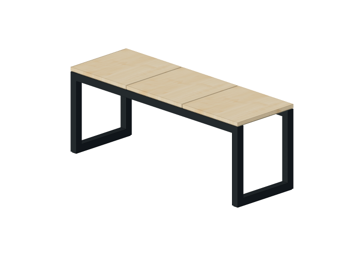 Bancs 3D - Banc en bois - Nola - Minimal - Nola Bancs 3D - Banc en bois - Nola - Minimal - Nola