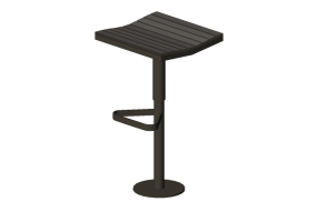 Bancos y Macetas 3D - Taburete de madera - Nola - Parco Bar