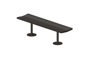 Bancos 3D - Banco de madeira - Nola - Parco Bench