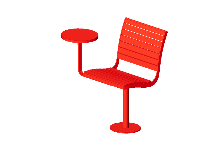 Bancos y Macetas 3D - Silla de madera - Nola - Parco Swivel... Bancos y Macetas 3D - Silla de madera - Nola - Parco Swivel...