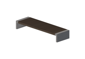 Bancs 3D - Banc en bois - Nola - Paxa