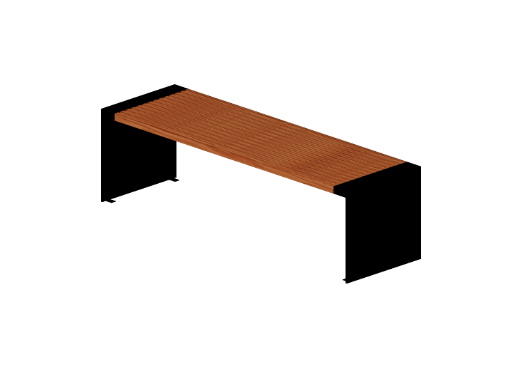 Bancos y Macetas 3D - Banco de madera - Nola - Paxa Light -... Bancos y Macetas 3D - Banco de madera - Nola - Paxa Light -...