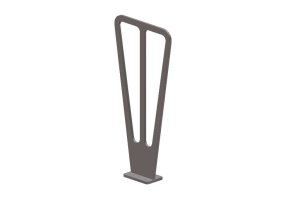 3D Accessories - Steel Bollard - Nola - Duo