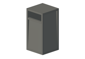 Accesorios 3D - Cubo de basura - Nola - Frame