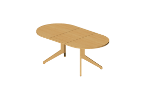 Mesas 3D - Mesa de madeira - Nordic Care - Gustav 245