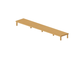 3D Tisch - Couchtisch aus Holz - Nordic Care - Woodstock 421