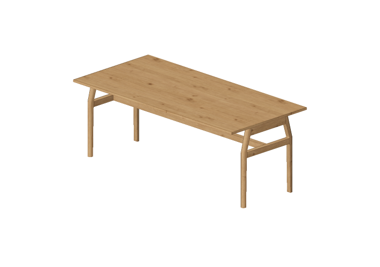 Tables 3D - Table en bois - Nordic Care - Enok 802 - Nordic... Tables 3D - Table en bois - Nordic Care - Enok 802 - Nordic...