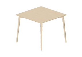 3D Tables - Wooden table - Nordic Care - Grace 501