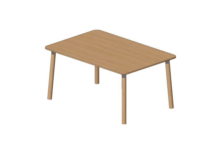 3D Tisch - Tisch aus Holz - Nordic Care - Knop 934 - Nordic... 3D Tisch - Tisch aus Holz - Nordic Care - Knop 934 - Nordic...