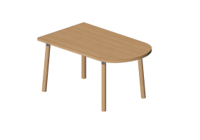 Mesas 3D - Mesa de madera - Nordic Care - Knop 936