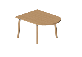 Tables 3D - Table en bois - Nordic Care - Knop 940