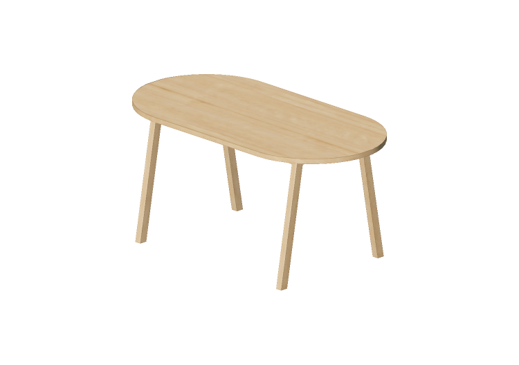 Mesas 3D - Mesa de madeira - Nordic Care - Niva 600 -... Mesas 3D - Mesa de madeira - Nordic Care - Niva 600 -...