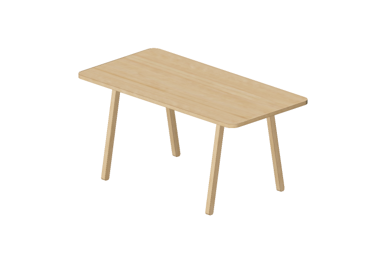 3D Tables - Wooden coffee table - Nordic Care - Niva 605 -... 3D Tables - Wooden coffee table - Nordic Care - Niva 605 -...