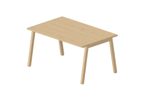 Tables 3D - Table en bois - Nordic Care - Niva 626