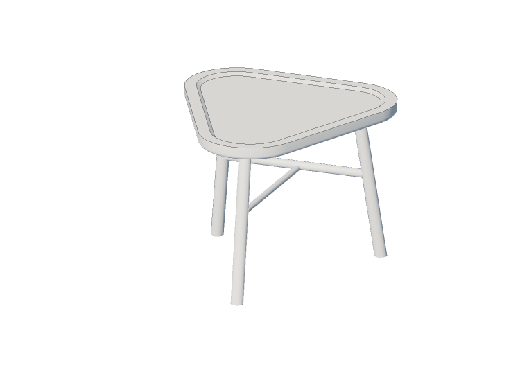 3D Tisch - Couchtisch aus lackiertem Holz - Nordic Care -... 3D Tisch - Couchtisch aus lackiertem Holz - Nordic Care -...