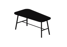 Mesas 3D - Mesita de madera lacada - Nordic Care - Sture 695