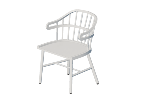3D Chairs - Lacquered wooden chair - Nordic Care - Curt 090