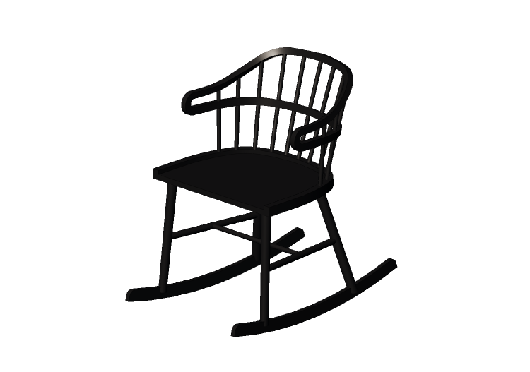 3D Chairs - Lacquered wooden chair - Nordic Care - Curt 091... 3D Chairs - Lacquered wooden chair - Nordic Care - Curt 091...