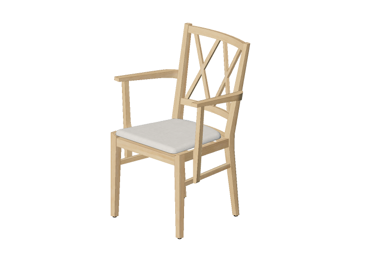 Chaises 3D - Chaise en bois - Nordic Care - Elin 148 -... Chaises 3D - Chaise en bois - Nordic Care - Elin 148 -...