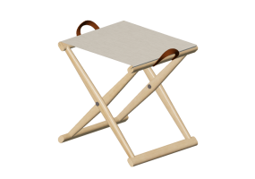 Chaises 3D - Tabouret en bois - Nordic Care - Kompis 035