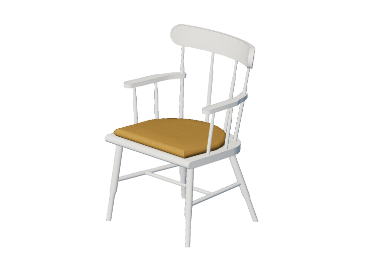 Sillas 3D - Silla de madera lacada - Nordic Care - Kurbits... Sillas 3D - Silla de madera lacada - Nordic Care - Kurbits...