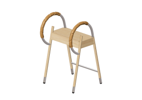 Sedie 3D - Sedia in legno - Nordic Care - Ram 108