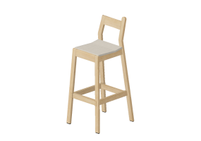 Sedie 3D - Sgabello in legno - Nordic Care - Rialto 438 H