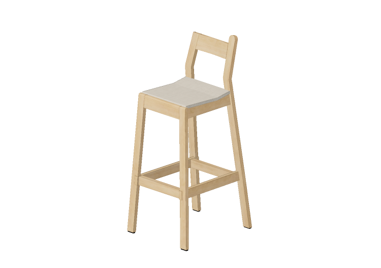 Sedie 3D - Sgabello in legno - Nordic Care - Rialto 438 H -... Sedie 3D - Sgabello in legno - Nordic Care - Rialto 438 H -...