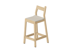 3D St&uuml;hle - Hocker aus Holz - Nordic Care - Rialto 438 L