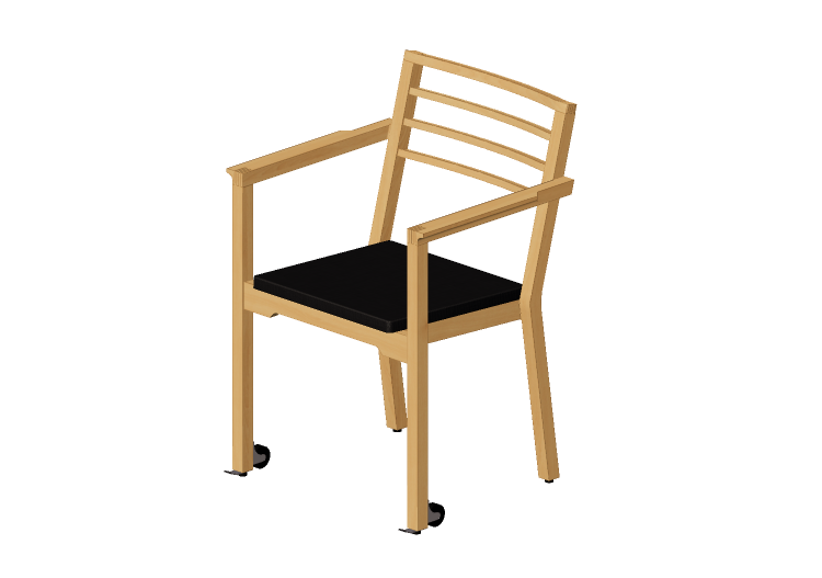 Cadeira 3D - Cadeira de madeira - Nordic Care - Woodstock... Cadeira 3D - Cadeira de madeira - Nordic Care - Woodstock...