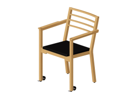 Chaises 3D - Chaise en bois - Nordic Care - Woodstock 114