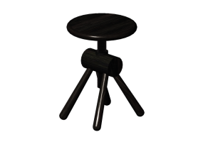 3D St&uuml;hle - Hocker aus Holz - Nordic Care - Orkester 081