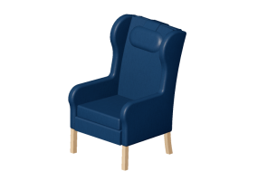 Poltronas y Sof&aacute;s 3D - Sill&oacute;n de tela - Nordic Care - Choice 257