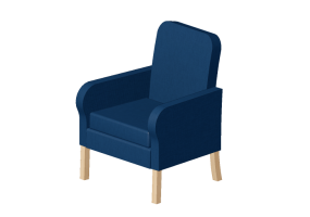 Divans 3D - Fauteuil en tissu - Nordic Care - Choice 259