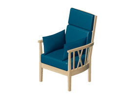 Poltronas y Sof&aacute;s 3D - Sill&oacute;n de tela - Nordic Care - Elin 356