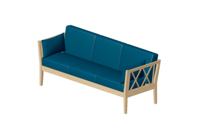 Poltronas y Sof&aacute;s 3D - Sof&aacute; de tela - Nordic Care - Elin 359