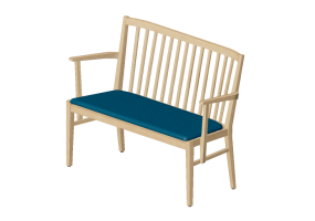 3D Sessel und Sofas - Holzbank - Nordic Care - Ellinor 365