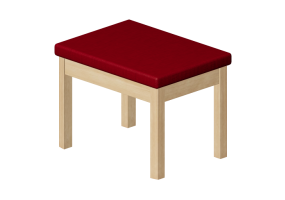 Poltronas y Sof&aacute;s 3D - Puf de tela - Nordic Care - Freja 246