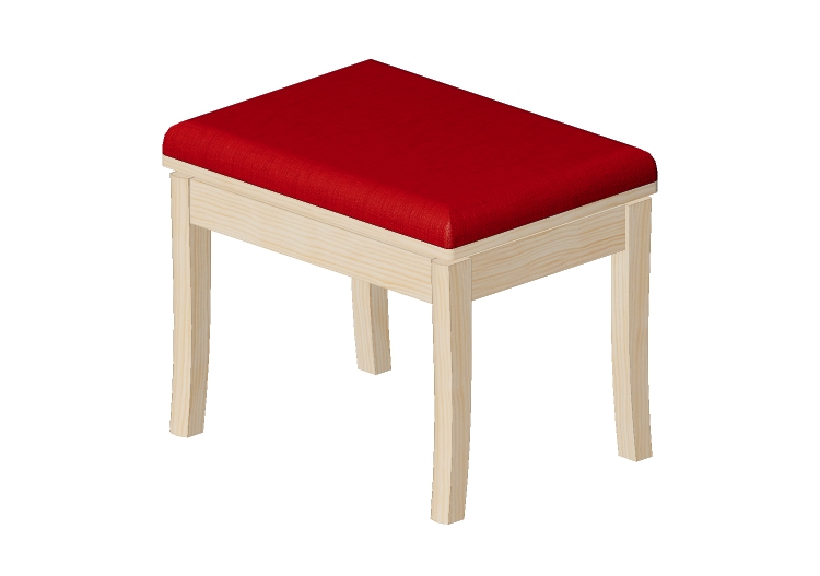 Sofás 3D - Pufe em tecido - Nordic Care - Karin 096 -... Sofás 3D - Pufe em tecido - Nordic Care - Karin 096 -...